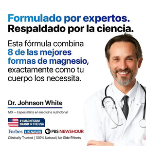 Magnesio Complex™ 8 en 1 - Contiene 60 Cápsulas