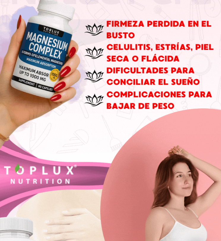 Magnesio Complex™ 8 en 1 - Contiene 60 Cápsulas